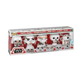Funko POP Star Wars: Holiday Snowman - Darth Vader, Stormtrooper, Boba Fett, C-3PO, R2-D2