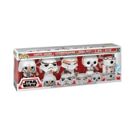 Funko POP Star Wars: Holiday Snowman - Darth Vader, Stormtrooper, Boba Fett, C-3PO, R2-D2
