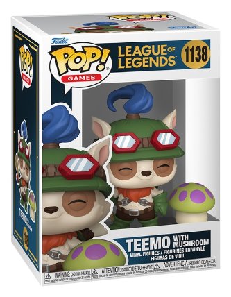 Funko POP Games: League of Legends - Teemo with Mushroom #1138