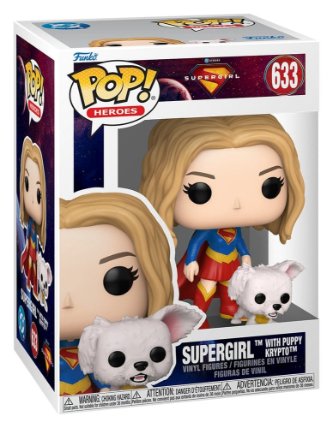 Funko POP Heroes: Supergirl - Supergirl with Puppy Krypto #633
