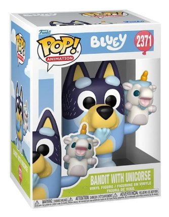 Funko POP Animation: Bluey - Bandit with Unicorse #2371