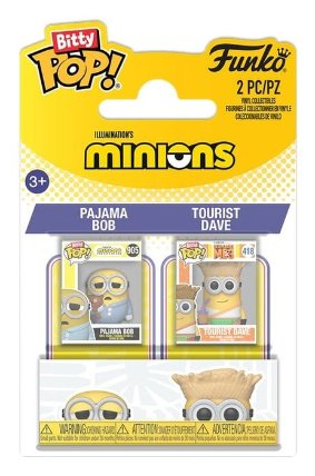 Funko Bitty POP: Minions - Pajama Bob & Tourist Dave 2-Pack