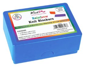Sada vypínacích blokovačů Rainbow 20ks - KnitPro