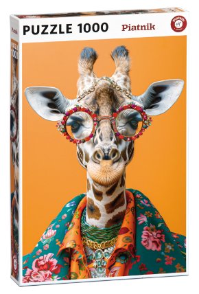 Puzzle Šílená Žirafa 1000 dílků