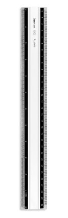 Hliníkové řezací pravítko, 30 cm