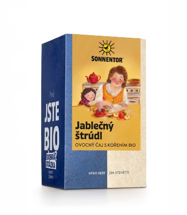 Jablečný štrúdl bio 45g porc. dvoukomorový
