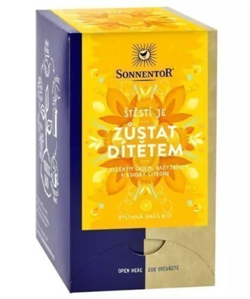 Sonnentor - Štěstí je zůstat dítětem bio čaj porcovaný 27g