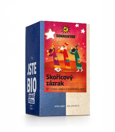 Skořicový zázrak bio 32,4g, porc. dvoukomorový