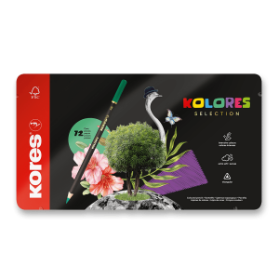 Kores Trojhranné pastelky Kolores Selection - 72 barev