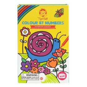 Kreativní sada Colour By Numbers - Rainbow Garden