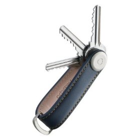 Orbitkey 2.0 Navy&Tan Stitching