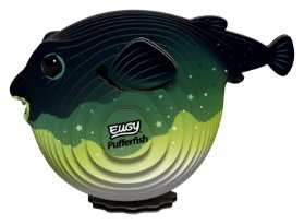 EUGY 3D kartonová skládačka - Čtverzubec