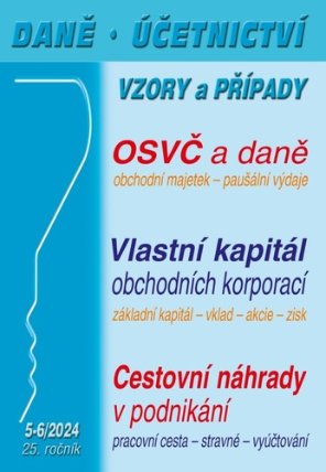 Daně, účetnictví, vzory a případy