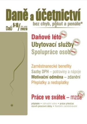 DaÚ 9-10/2023 - Daňové milostivé léto