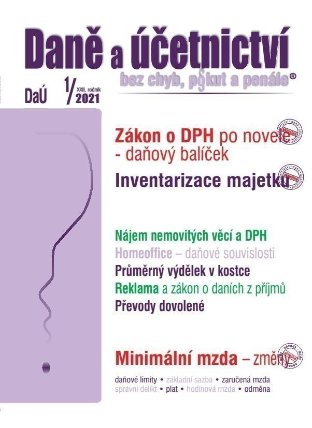 DaÚ č. 1/2021 - Novela zákona o DPH – daňový balíček, Opožděné daňové přiznání a pozdě zap