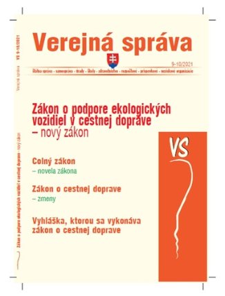 VS 9-10/2021 – Colný zákon a zákon o cestnej doprave