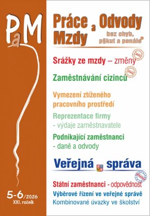 PaM 5-6/2026 Změny srážek ze mzdy