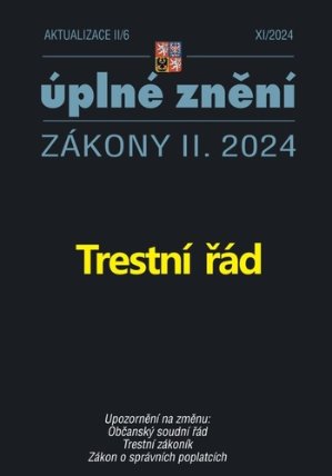 Aktualizace II/6 2024 Trestní řád