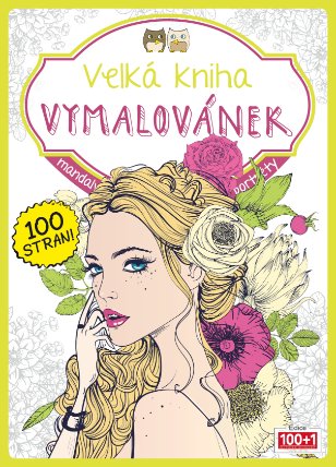 Velká kniha vymalovánek - zelená