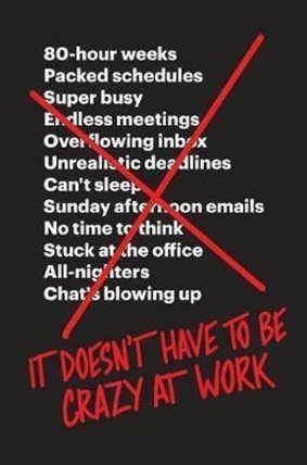 It Doesn´t Have to Be Crazy at Work