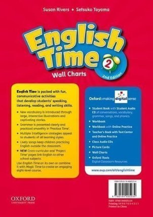 English Time 2 Wall Charts (2nd)