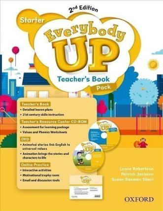 Everybody Up Starter Teacher´s Book Pack with DVD, Online Practice and Teacher´s Resource Center CD-ROM, 2nd