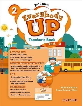 Everybody Up 2 Teacher´s Book Pack with DVD, Online Practice and Teacher´s Resource Center CD-ROM,2nd