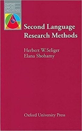 Oxford Applied Linguistics Second Language Research Methods (2nd)