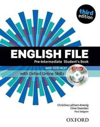 English File Pre-intermediate Student´s Book with iTutor DVD-ROM and Online Skills (3rd)