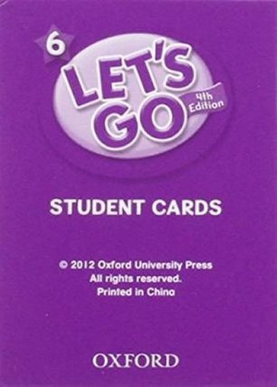 Let´s Go 6 Student Cards (4th)