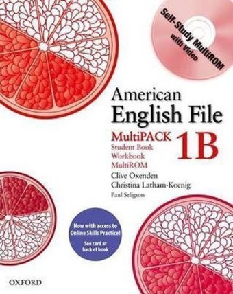 American English File 1 Student´s Book + Workbook Multipack B with Online Skills Practice Pack