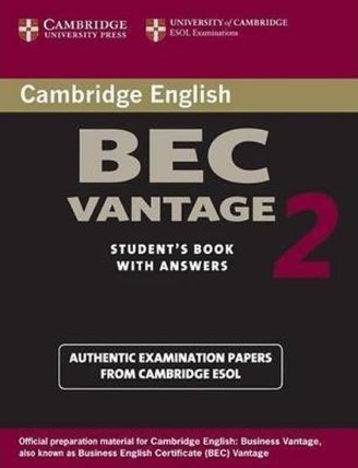 Cambridge BEC Vantage 2 Students Book with Answers