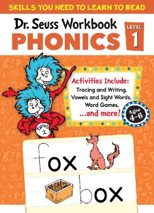 Dr. Seuss Phonics Level 1 Workbook: A Phonics Workbook to Help Kids Ages 4-6 Learn to Read