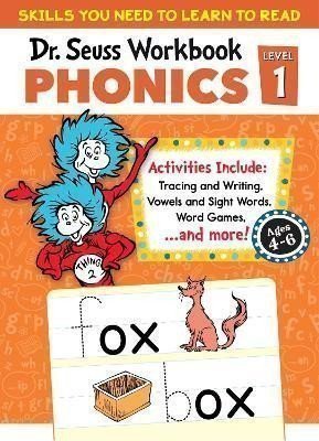 Dr. Seuss Phonics Level 1 Workbook: A Phonics Workbook to Help Kids Ages 4-6 Learn to Read