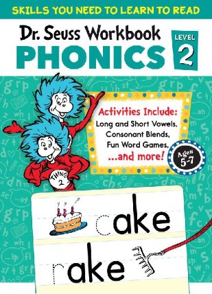 Dr. Seuss Phonics Level 2 Workbook: A Phonics Workbook to Help Kids Ages 5-7 Learn to Read