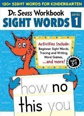 Dr. Seuss Sight Words Level 1 Workbook: A Sight Words Workbook for Kindergarten (120+ Word