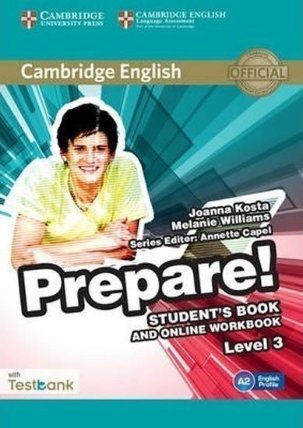 Prepare 3/A2 Student´s Book and Online Workbook with Testbank