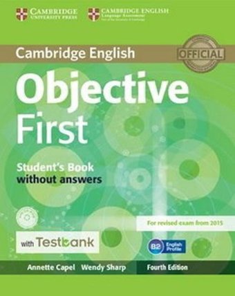 Objective First Student´s Book without Answers with CD-ROM with Testbank, 4th