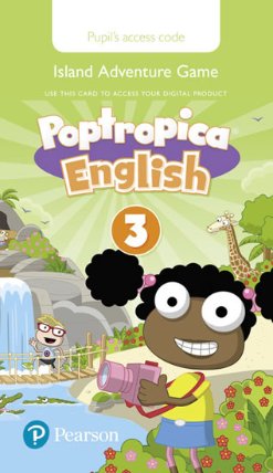 Poptropica English Level 3 Pupil´s Online Game Access Card for pack