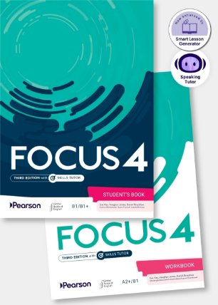 Focus 3rd Edition Level 4 Student´s Book and Workbook with Online Practice and AI