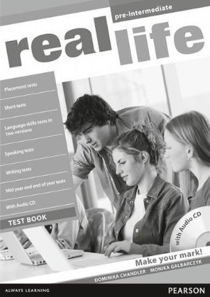 Real Life Pre-Intermediate Test Book/Test Audio CD Pack
