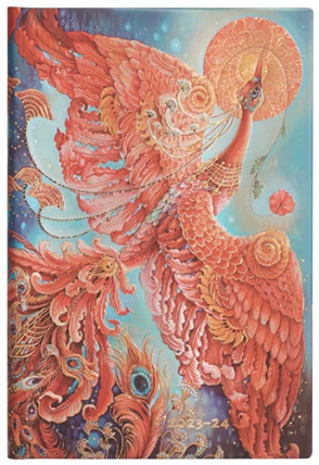 Diář 18-měsíční 2023-24 FIREBIRD, týdenní MIDI