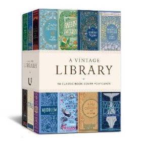 Vintage Library: 50 Classic Book Cover Postcards