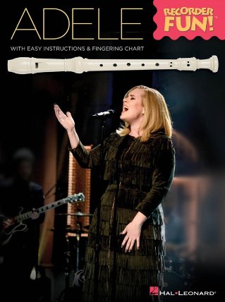 Adele ve snadné úpravě pro zobcovou flétnu