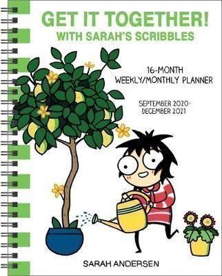 Sarah´s Scribbles 16-Month 2020-2021 Weekly/Monthly Planner Calendar : Get It Together!