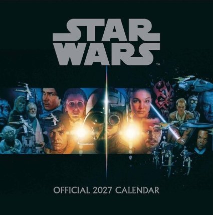 Nástěnný kalendář Star Wars 2027