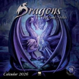 Dragons by Anne Stokes Wall Calendar 2026 (Art Calendar)