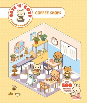 Cute n Cozy Sticker Therapy: Coffee Shops
