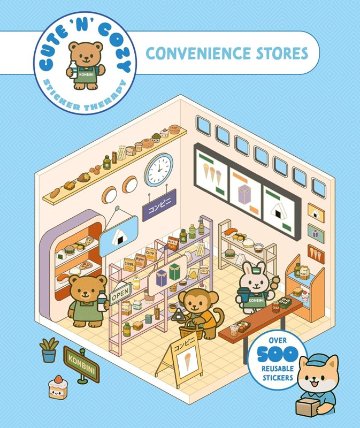 Cute n Cozy Sticker Therapy: Convenience Stores
