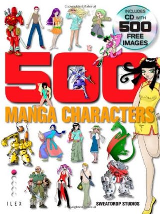 500 Manga Characters: A Complete Clip Art Library of Professionally Drawn Manga Art (CD Ro